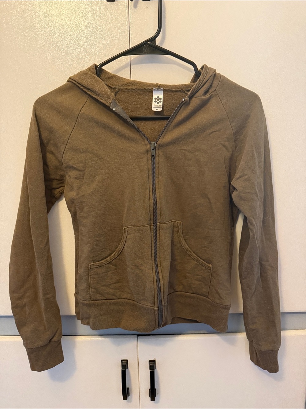 American Apparel Olive/Army California Fleece Zip Hoody
